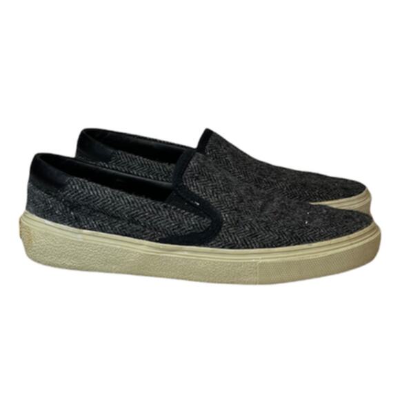 Yves Saint Laurent Black and Cream Sneakers - Picture 3 of 11